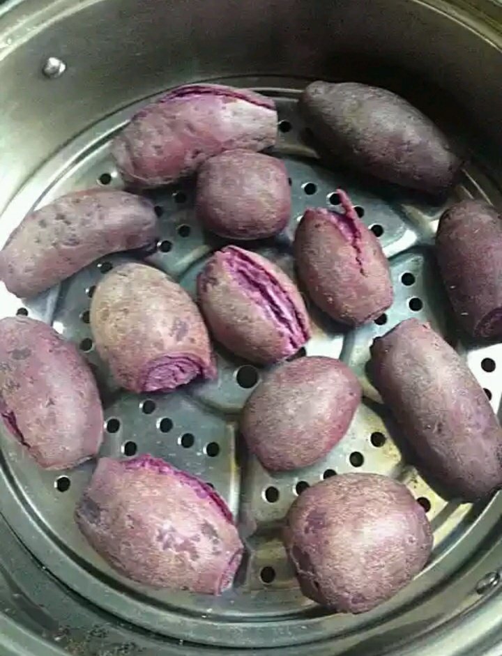 香煎紫薯饼步骤2