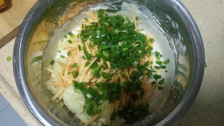 红薯蔬菜饼步骤5