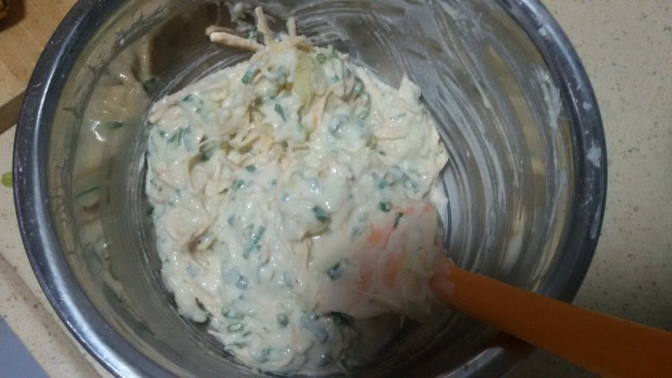 红薯蔬菜饼步骤6