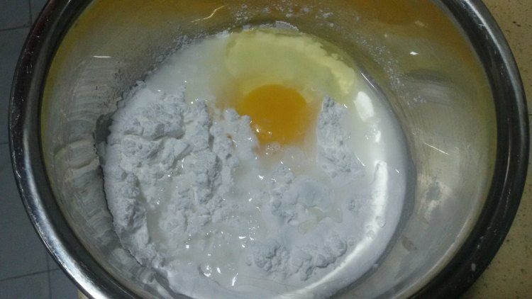 红薯蔬菜饼步骤4