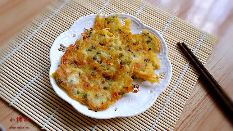 红薯蔬菜饼步骤8