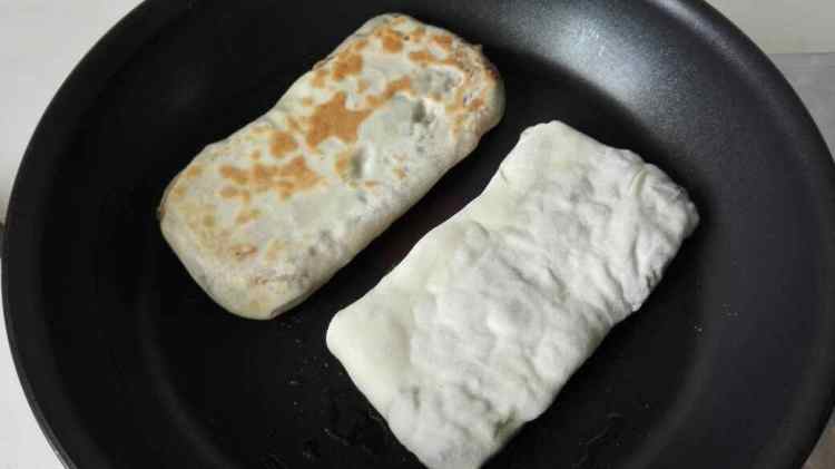 茄子肉糜荞麦千层饼步骤8