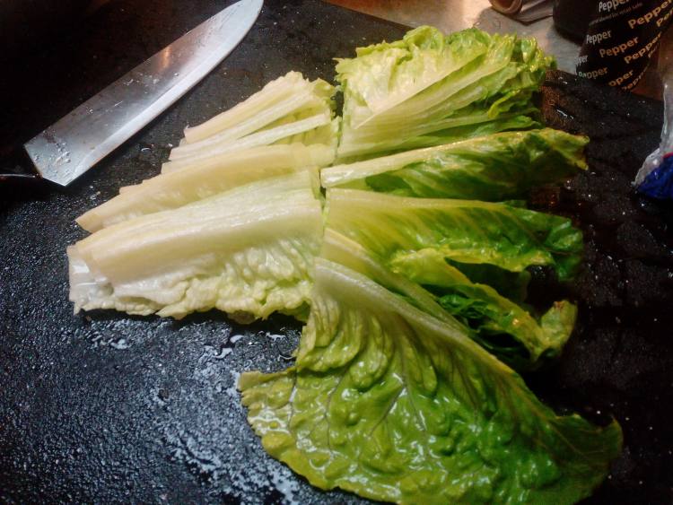 生菜培根卷饼步骤5