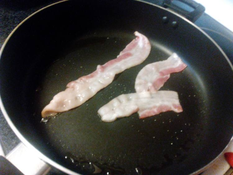生菜培根卷饼步骤6