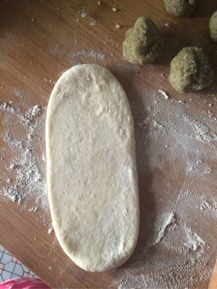 绿豆发面饼步骤7