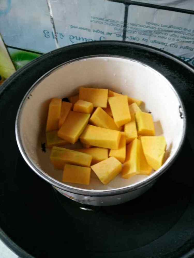 南瓜糯米小饼步骤2