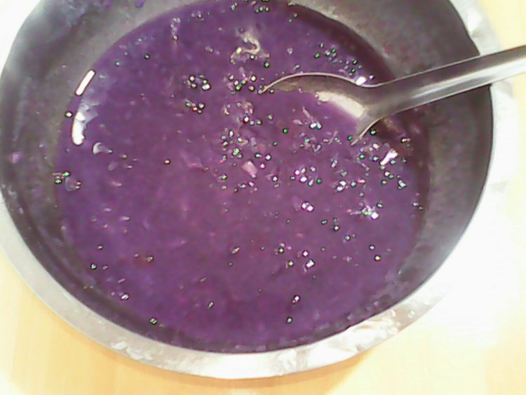 紫薯糯米饼步骤4