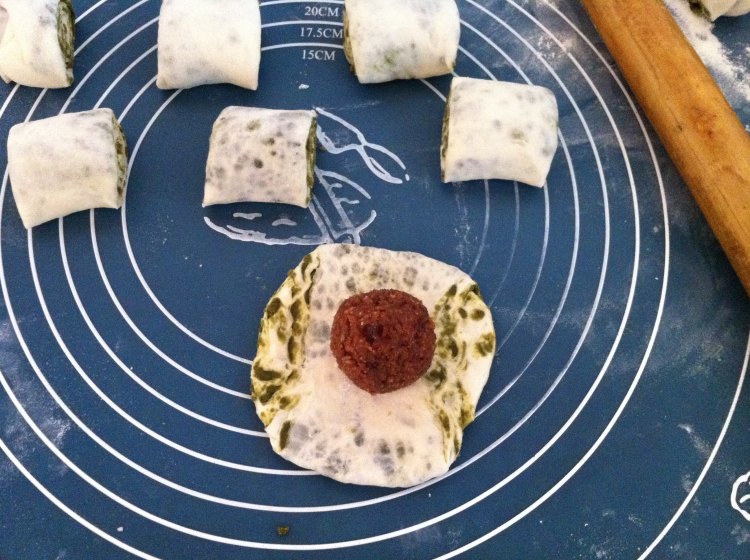 抹茶酥皮饼步骤14