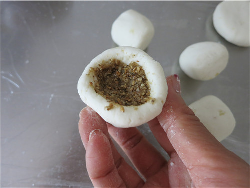 【手工美食】土豆糯米步骤16