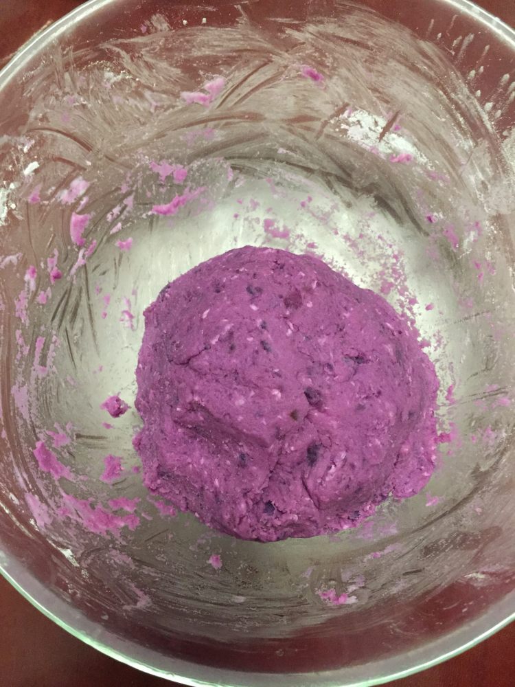 糯米紫薯饼步骤4