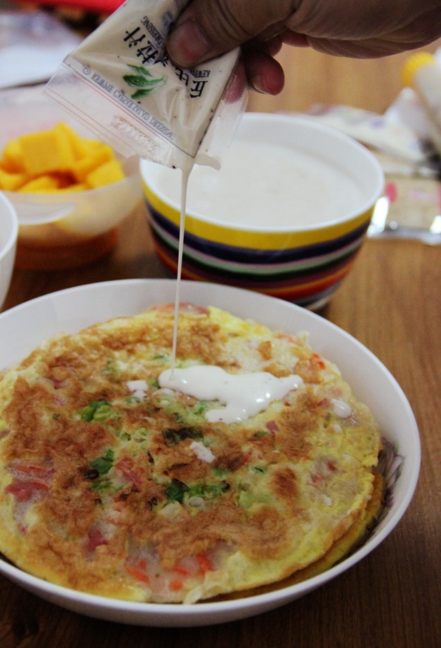火腿鸡蛋沙拉饼步骤7