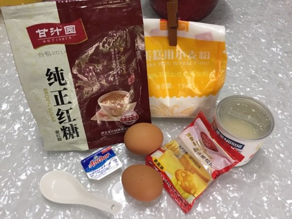 花形松饼步骤1