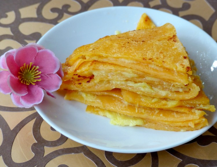 榴莲煎饼步骤8
