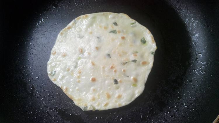 鸡蛋煎饼步骤6