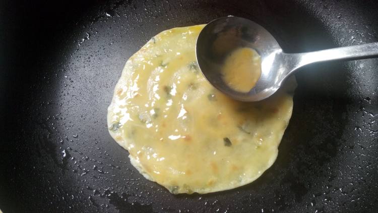 鸡蛋煎饼步骤7