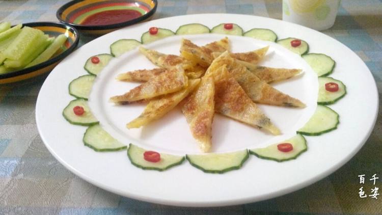 鸡蛋煎饼步骤9