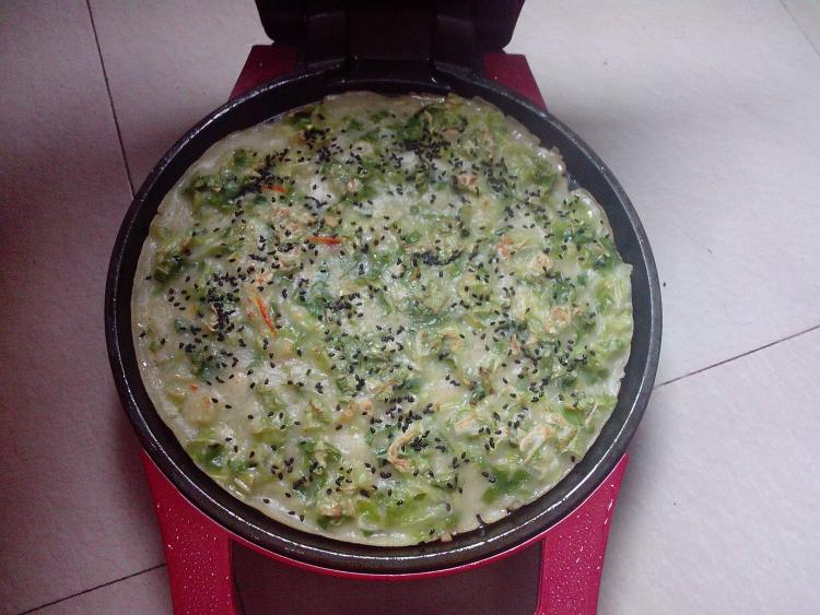 白菜芝麻饼步骤11