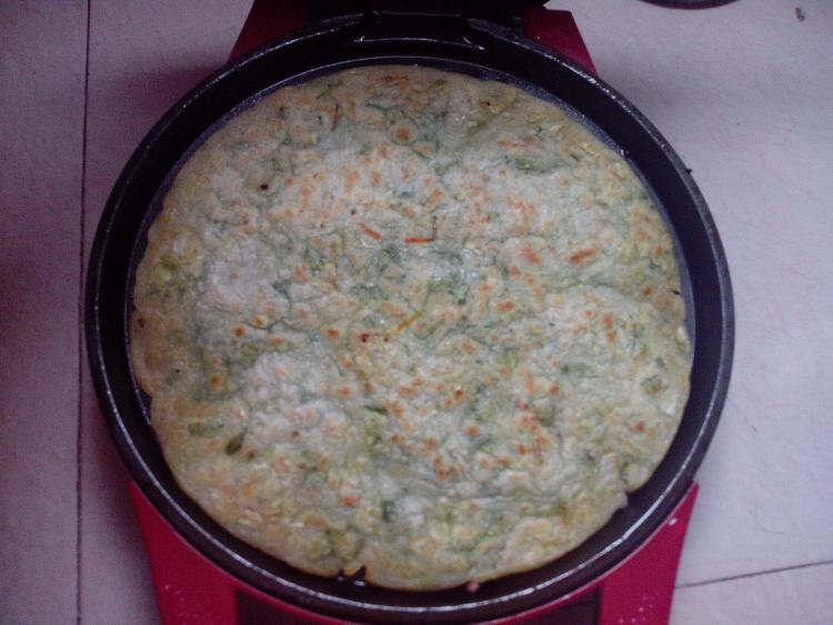 白菜芝麻饼步骤12