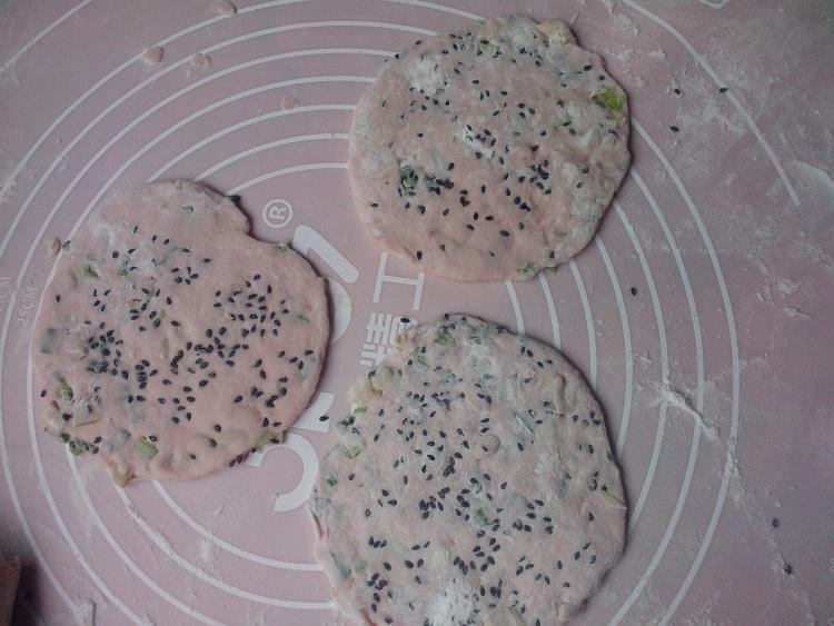 葱香火腿煎饼步骤14