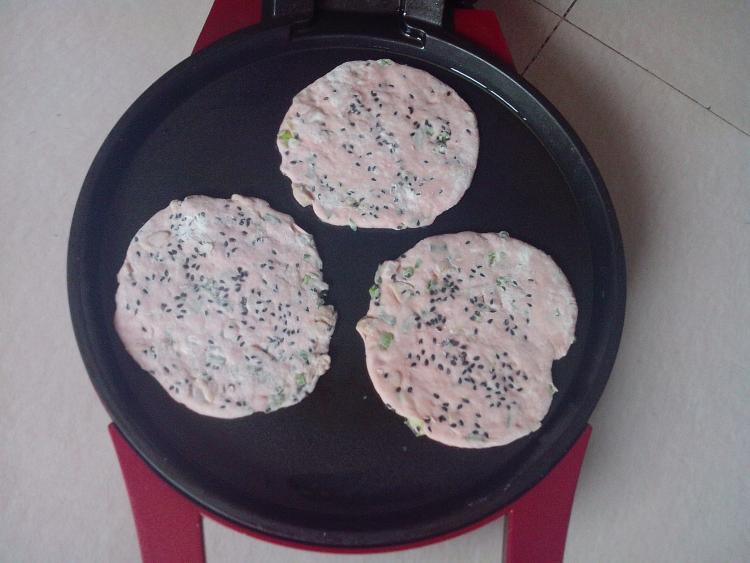 葱香火腿煎饼步骤16