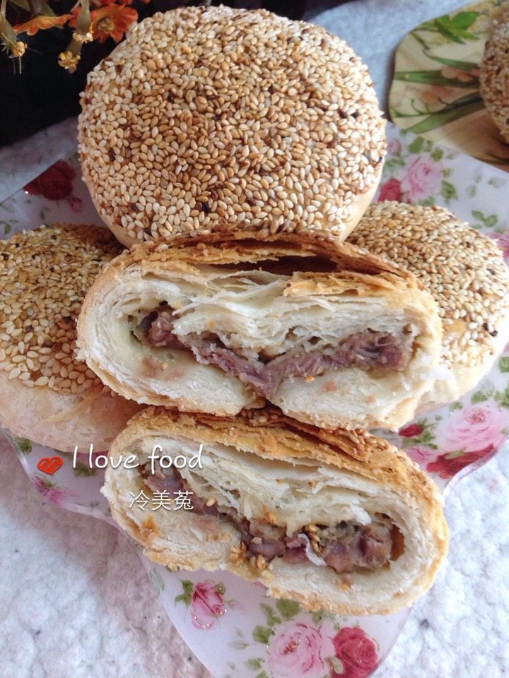 油盐肉烧饼步骤26