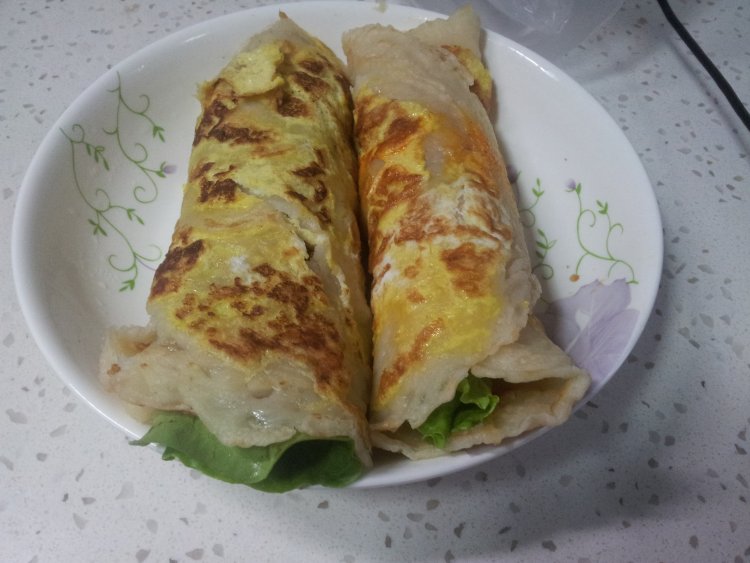 鸡蛋香煎饼步骤8
