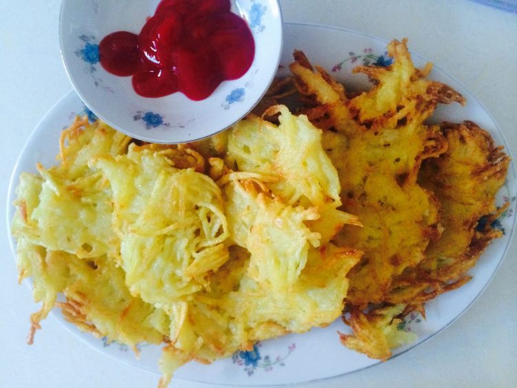 土豆丝煎饼步骤7