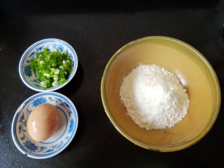 白蛤鸡蛋饼步骤2