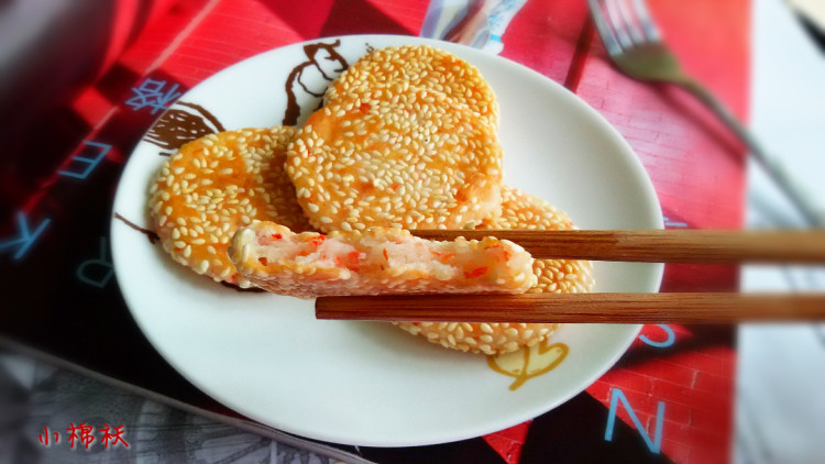 奶香桂花饼步骤9