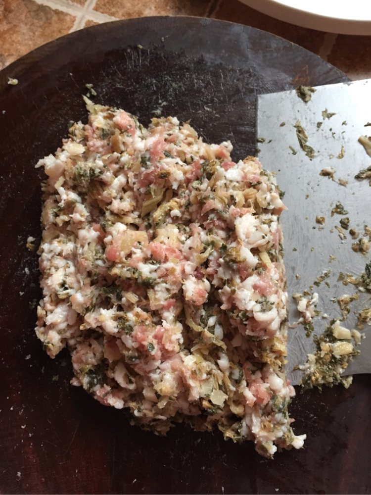 梅菜肉饼步骤4