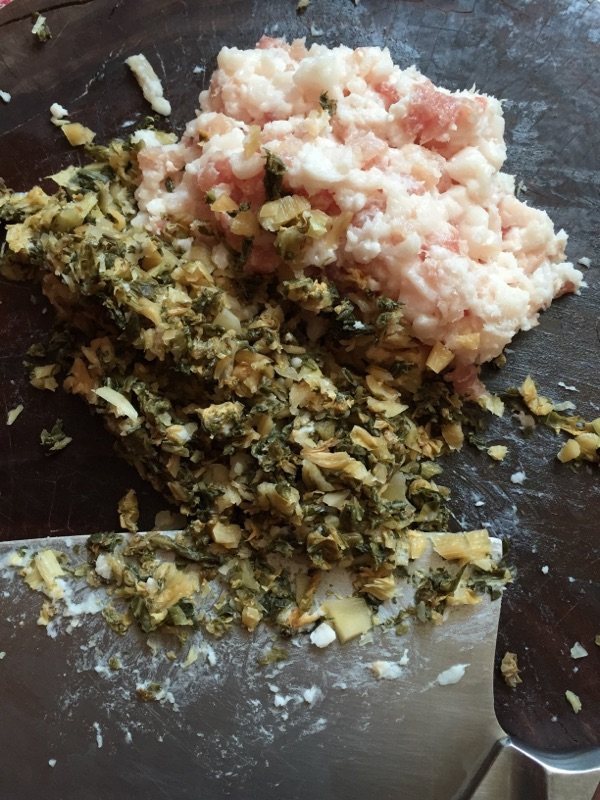 梅菜肉饼步骤3
