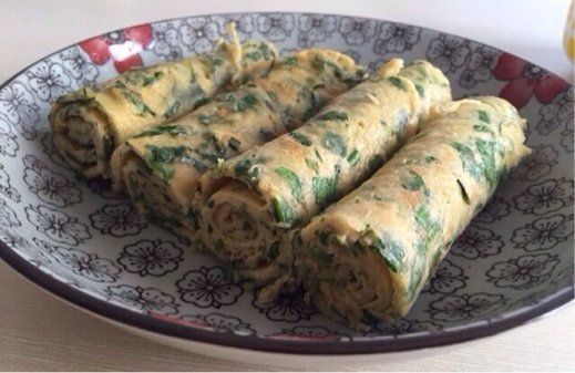 马兰头鸡蛋摊饼步骤6