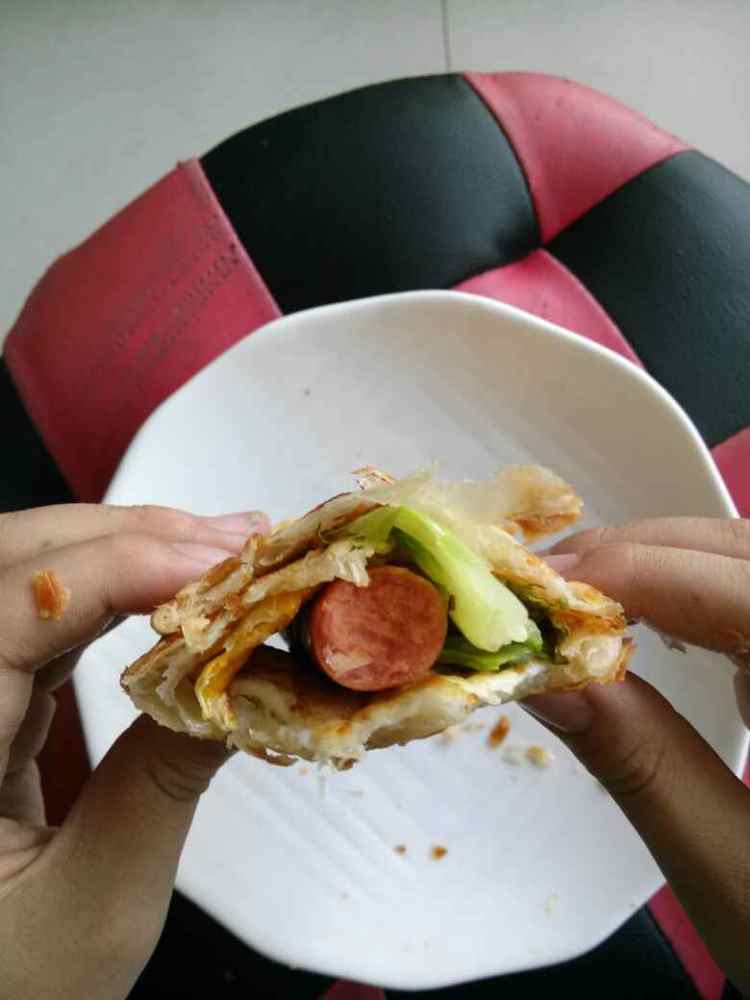 快手手抓饼步骤9