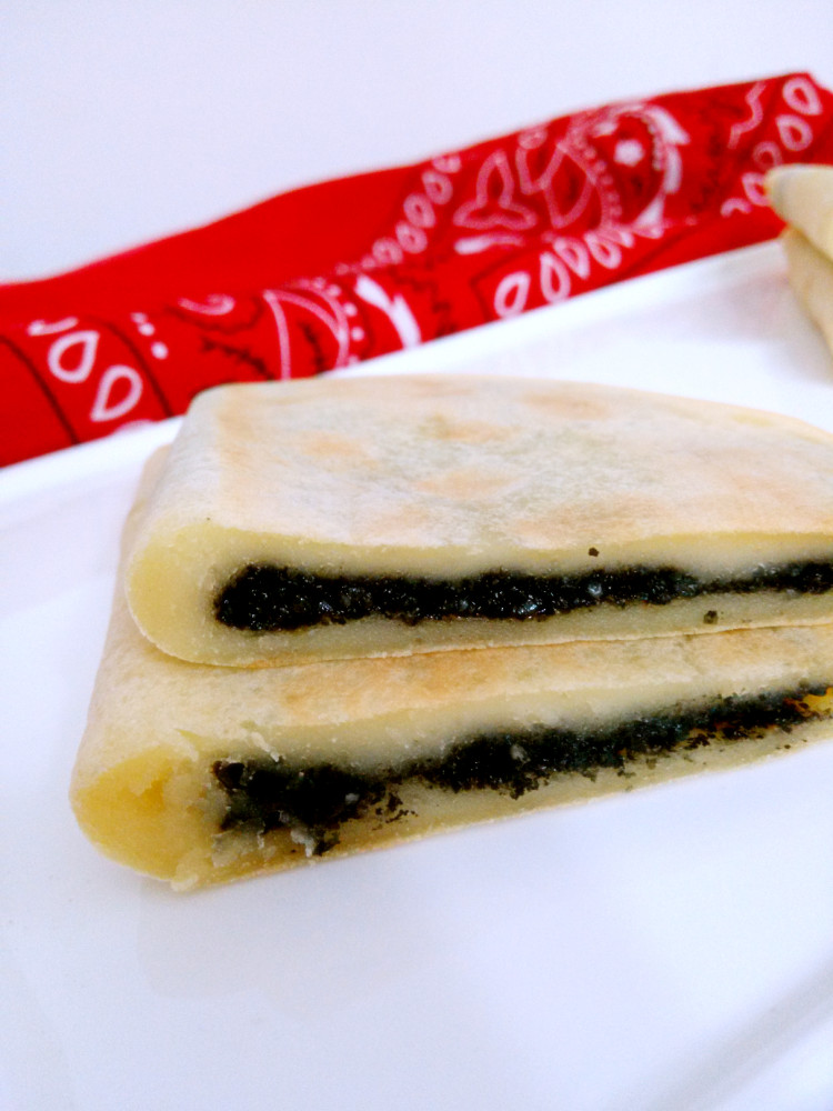 芝麻煎饼步骤7