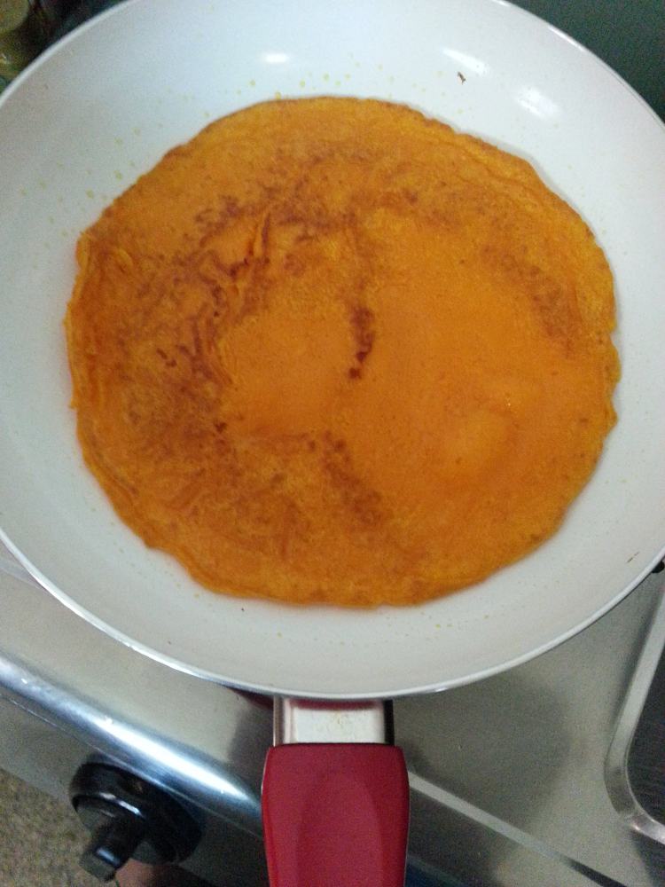 红萝卜甜饼步骤7