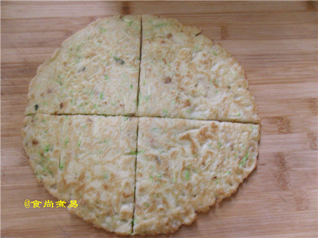 虾仁西葫芦饼步骤10