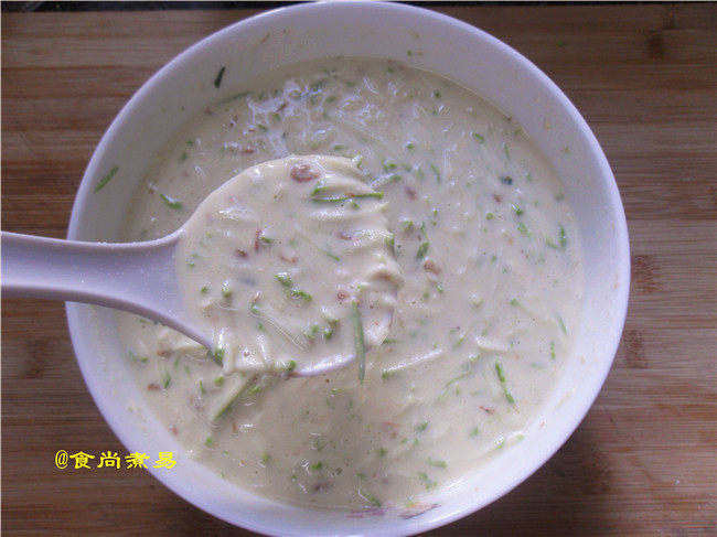 虾仁西葫芦饼步骤8