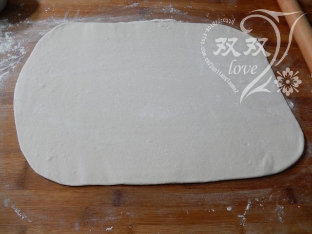 黑芝麻肉松饼步骤2