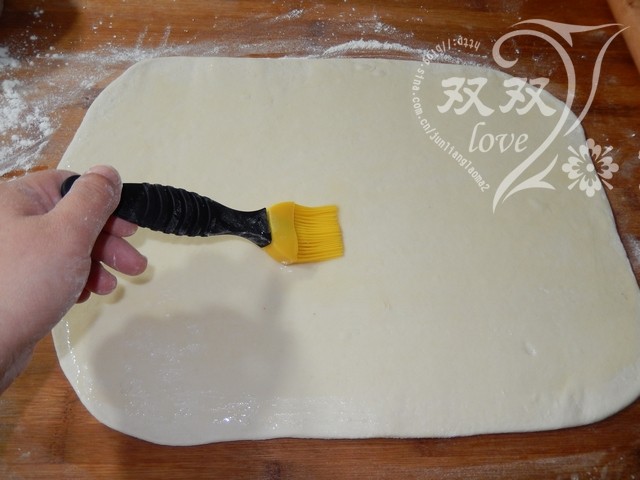 黑芝麻肉松饼步骤3