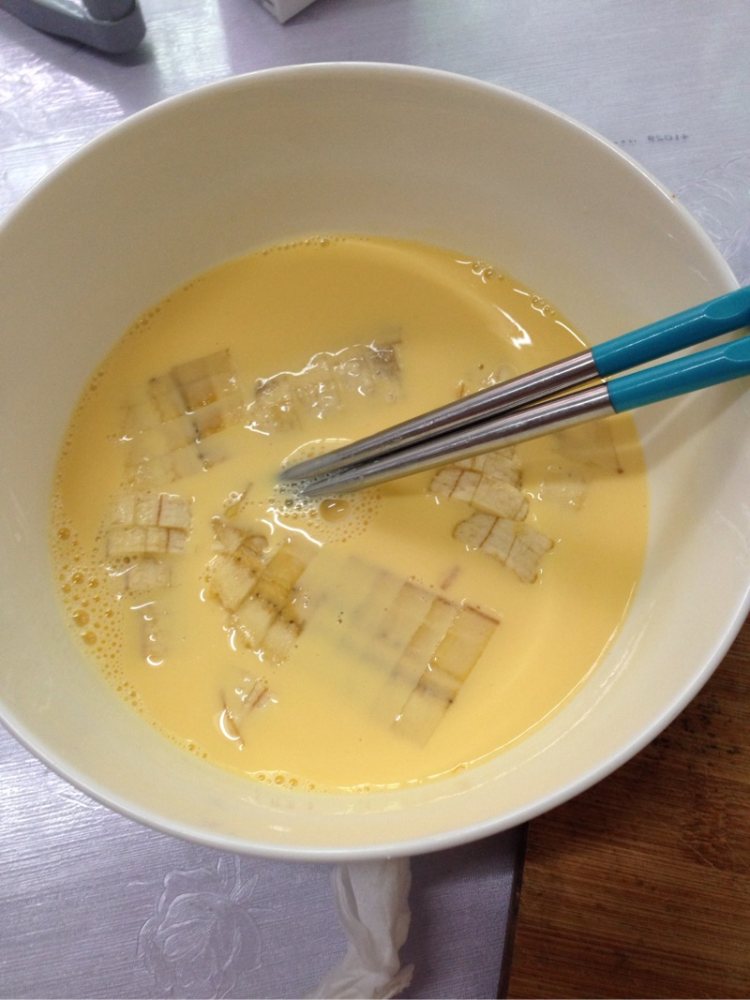 香蕉牛奶鸡蛋饼步骤3