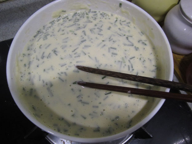野山葱蛋饼步骤6