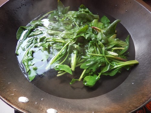 菠菜米饼步骤2