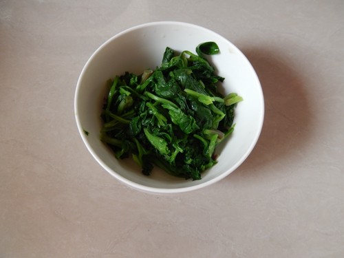 菠菜米饼步骤3