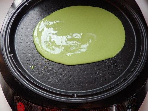 菠菜米饼步骤9