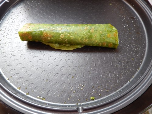 菠菜米饼步骤11