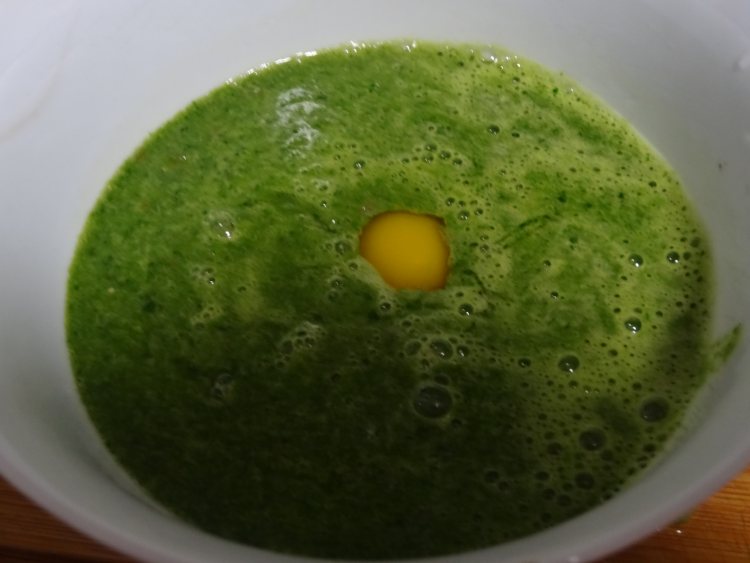 番茄菠菜鸡蛋饼步骤5