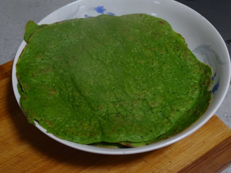 番茄菠菜鸡蛋饼步骤10
