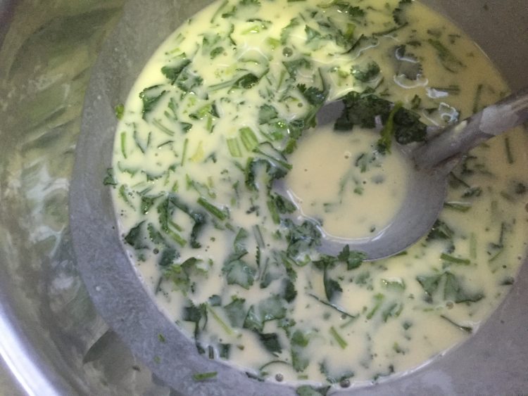 香菜鸡蛋煎饼步骤7