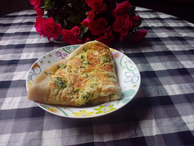 芝麻鸡蛋葱花饼步骤10