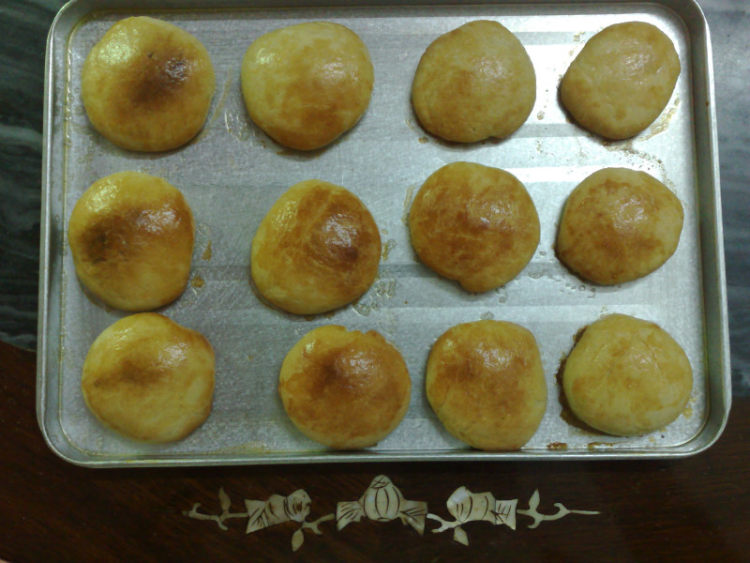 绿豆馅饼步骤7
